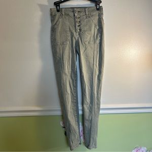 American Eagle Green Skinny Jeans Womens Size 4